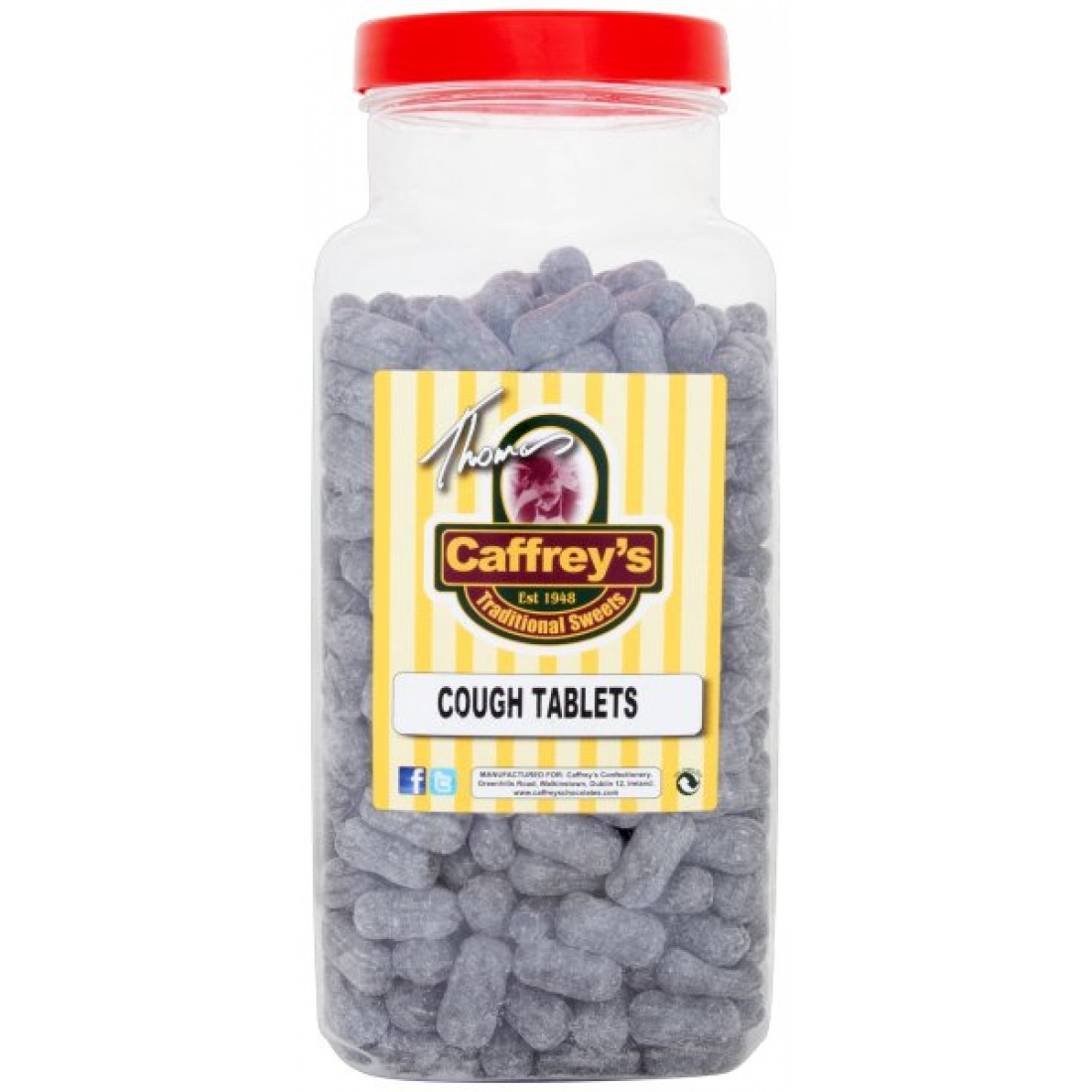 Caffrey's Cough Drops 3kg Jar Candy Ireland's Leading Online